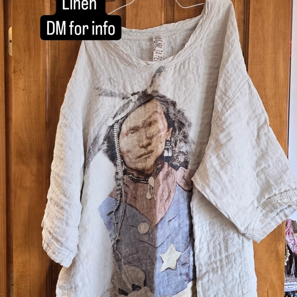 Magnolia Pearl Tops - Magnolia Pearl Linen Warrior Shirt